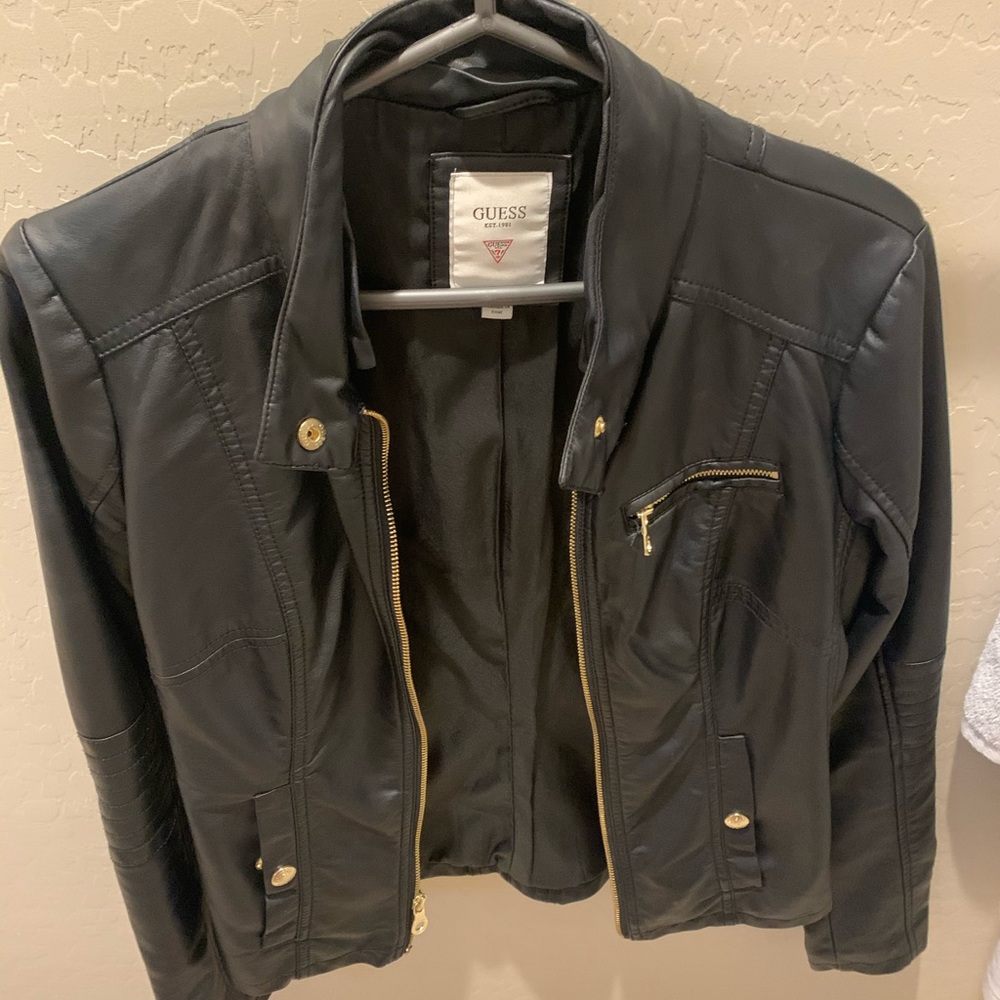Leather Guess Jacket